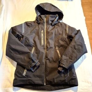 North End Sports Ash City women's size Large black winter jacket EUC
